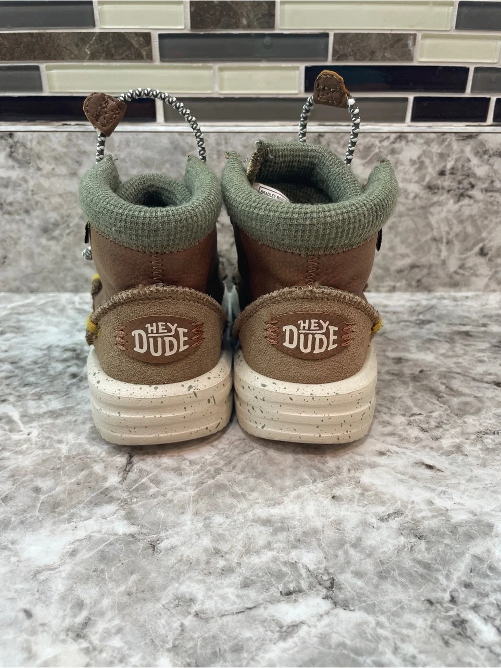 Hey Dude Bradley Toddler Boot Walnut Size TD 7